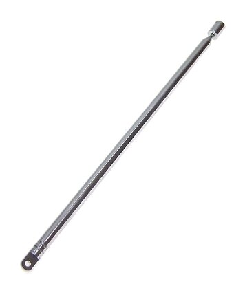 Antenne Telescoop radio onderdelen 6mm lengte in: 185mm uit: 710mm