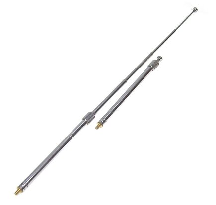 Antenne Telescoop radio onderdelen 6mm lengte in: 108mm uit: 350mm