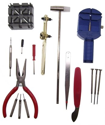 16 delig horloge gereedschap set watch tool kit