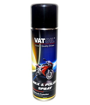 VatOil Autowax & Polish poetsspray wax 500 ml spuit 