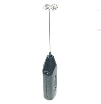 Melkopschuimer elektrisch compact en handmatig melk schuim incl alkaline batterijen