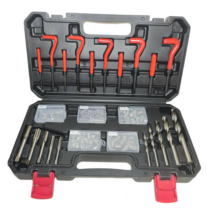 Schroefdraad reparatie tap en draad reparatieset 131 dlg M5 M6 M8 M10 M12