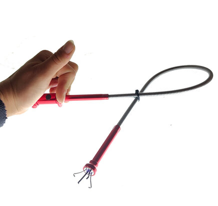 Flexibele Grijparm met Klauw, Magneet & LED, pickup oppak tool tot 22mm
