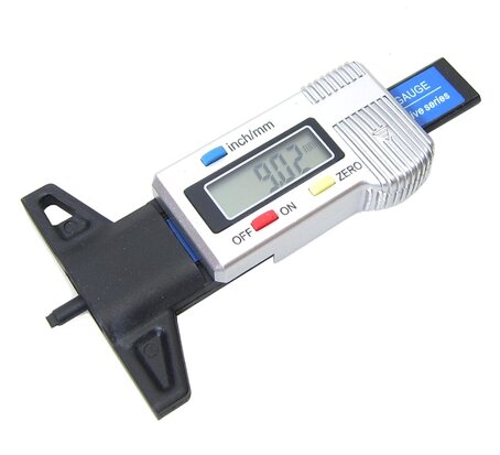 Digitale Bandenprofielmeter Profieldiepte banden bandprofiel meter 0 - 25 mm met lcd display