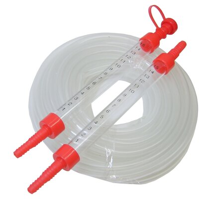 Slangwaterpas met pvc water slang 10 meter waterpas 