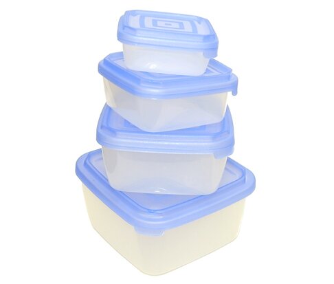 Verhoudbakjes Magnetron opwarmbakjes bakjes Microwave box nest 4 delige set 