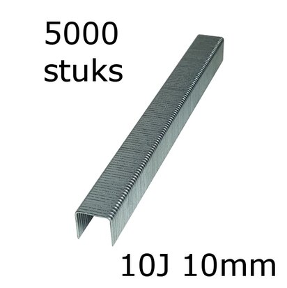 5000 Nietjes gegalvaniseerd type 10J 10mm 11.2 x 1.16mm