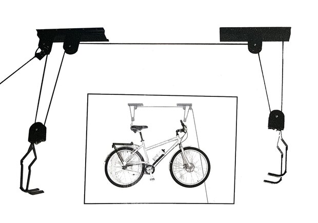 Fietslift 20kg fiets plafond ophangsysteem plafondmontage schuur garage