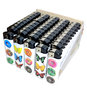 50-X-Aanstekers-Donut-en-Vlinders-print-klik-navulbaar-afbeeldingen