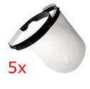 5x-Spatmasker-verstelbaar-bescherm-kap-gezicht-scherm-masker-hygiëne-set