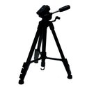 Camera-Video-aluminium-statief-groot-Tripod-met-ingebouwd-waterpasje-en-stevige-draagtas