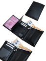 Heren-Zwart-Leren-Portemonnee-met-19-vakjes-voor-pasjes-kleingeld-briefgeld-9-x-12-x-2-cm-Leer