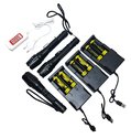 3X-Led-74v-zaklamp-lamp-oplaadbaar-6X-li-ion-18650-accu-XML-T6-3-dual-usb-laders-3voudige-usb-netlader